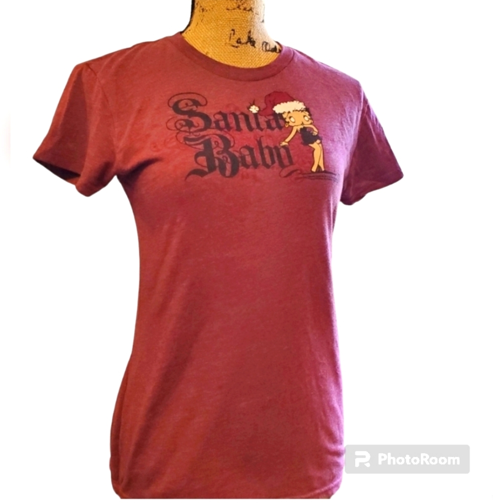 TNT  Betty Boop Christmas Top